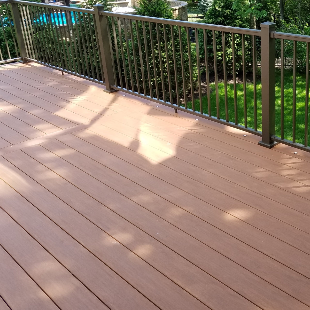 Azek Cypress PVC Decking Profile from vintage by azek fully encapsulated plastic decking