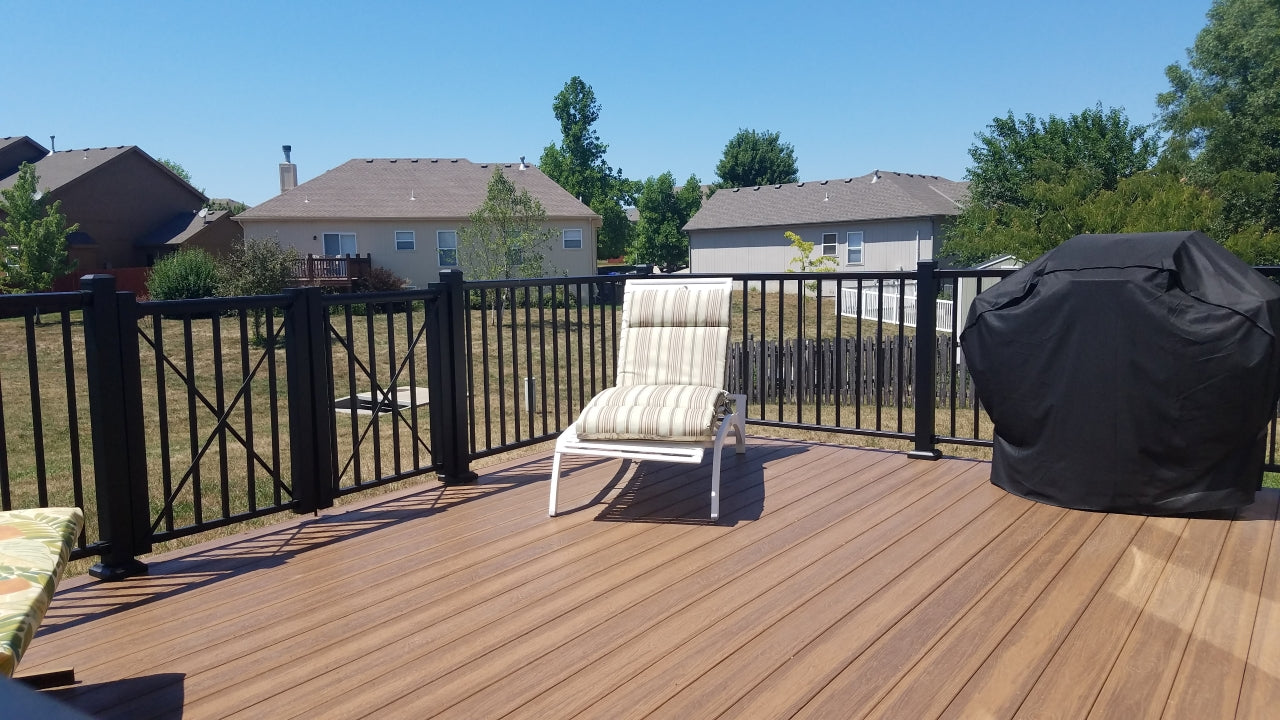DekPro Prestige Absolute Black Aluminum Railing