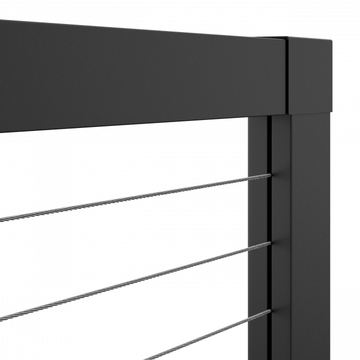 Elevation Side View Cable Kit Inifl Panel and Wire by RDI