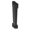Elevation RDI Level Corner Post Kit Matte Black 2x4x36 inch flanged cable post