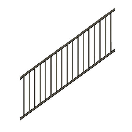 Bronze Stair rail kit longest lenght 8' tuscany c10 by westbury