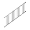 White tuscany stair rail kit textured white gloss white c10 8 ft rake stair