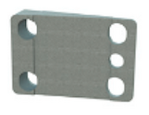 Chesapeake horizontal 10 degree bracket wedge