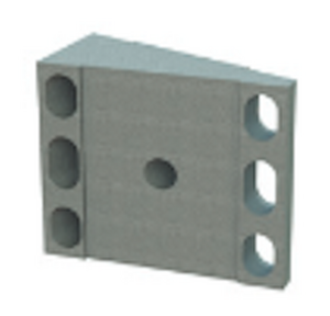 Chesapeake 22-degree horizontal bracket wedge