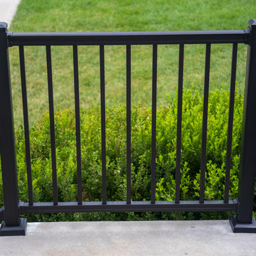 Black Advantage Aluminum Railing Kit