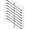 DekPro Angled Horizontal Rod Baluster Infill Kit