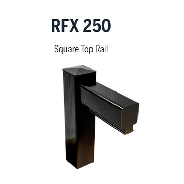 Level and Stair Rail rated graspable for stairs series 250 installs between posts and is best for stair railing.