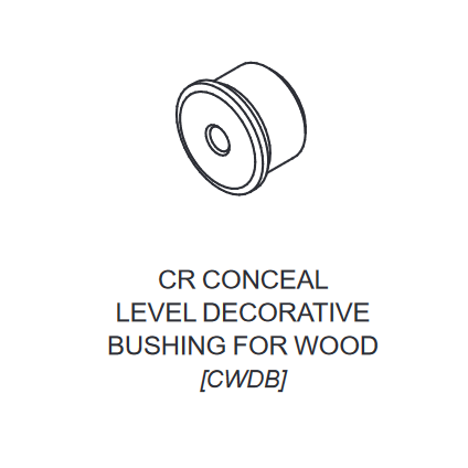 Conceal Level Dec. Bushing for Wood CWDB