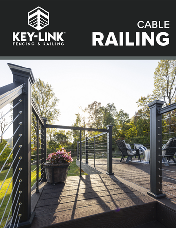Key-Link Cable Railing Catalogue Download with info about KeyLinks vertical cable handrail collection AmVert and Horizontal Cable Systems with seperate posts predrilled for horizontal cablerailing