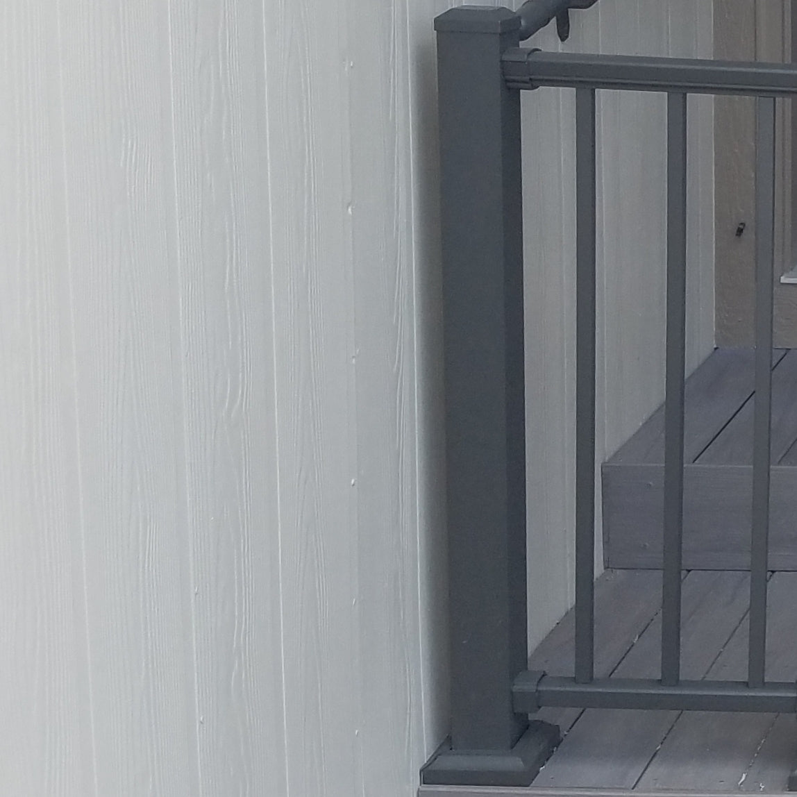 DekPro Prestige Cocoa Bronze 40" Post Face Mount Level Railing Deck Railing Residential