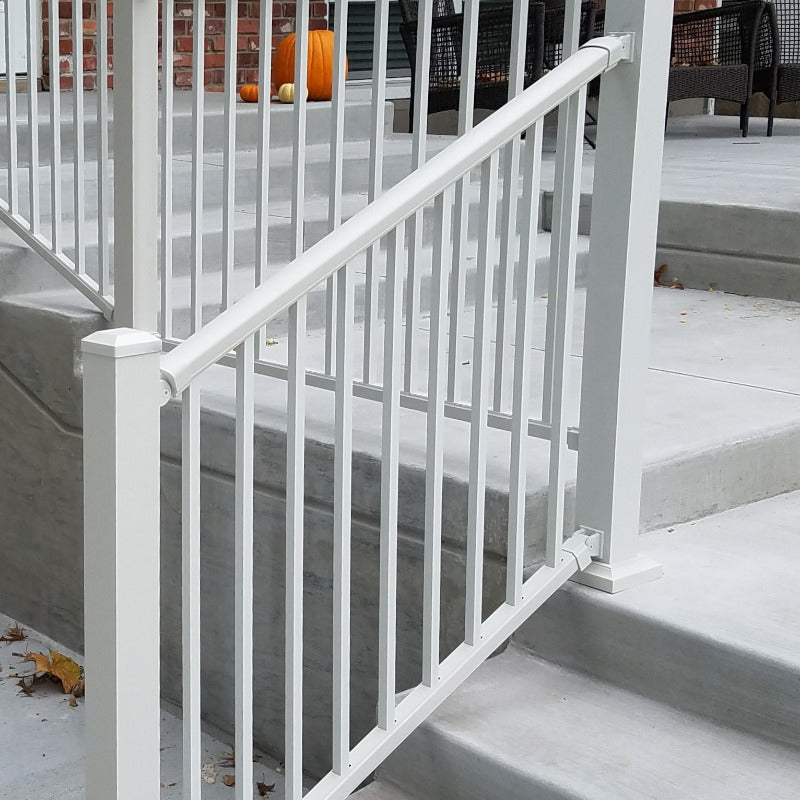 DekPro Prestige Dream White Railing Kits Level Rail Kit - Post not included
