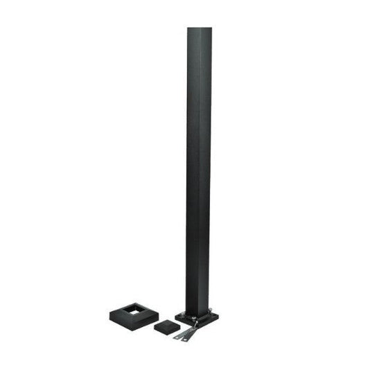 Level Two Inch Black Textured Post Kit with Cap and Flair