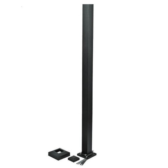 Stair rail post black fine texture 2"x2" post kit