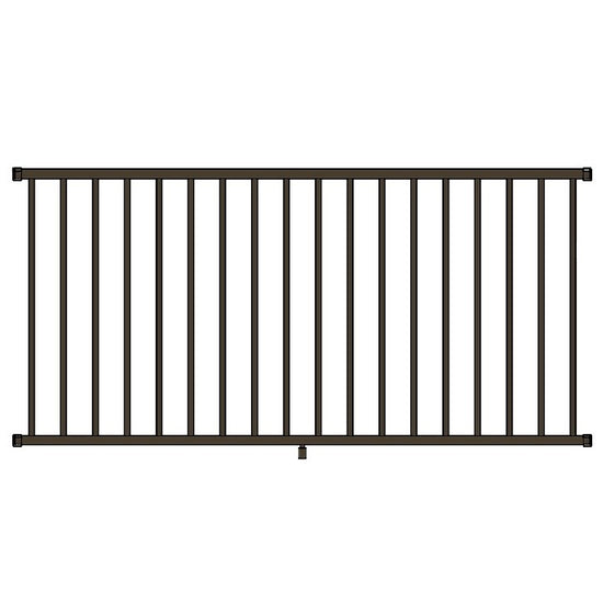 Bronze Tuscany C10 Rail Kits with Leg Mount Westbury rail