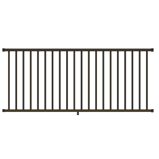 Level rail kit eight foot bronze textured level railing