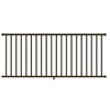 Level rail kit eight foot bronze textured level railing