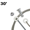 thirty foot cable kit one run of 30' cable in kit format