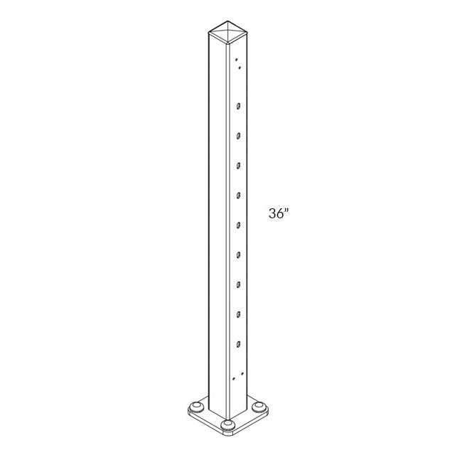 Stair Quick Connect Kit QCS termination post quick-connect