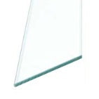 Stair Glass Baluster for angled stair sections using blank rails and stair shoes