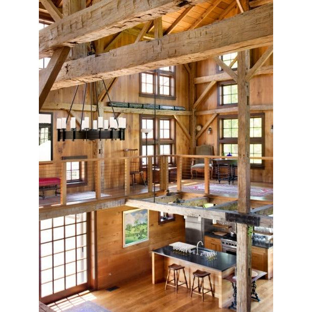 Wood railing indoor 6315 cablerail kits