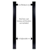 DekPro PRestige Gate Kit Posts with Brackets used with Prestige Rail for gates