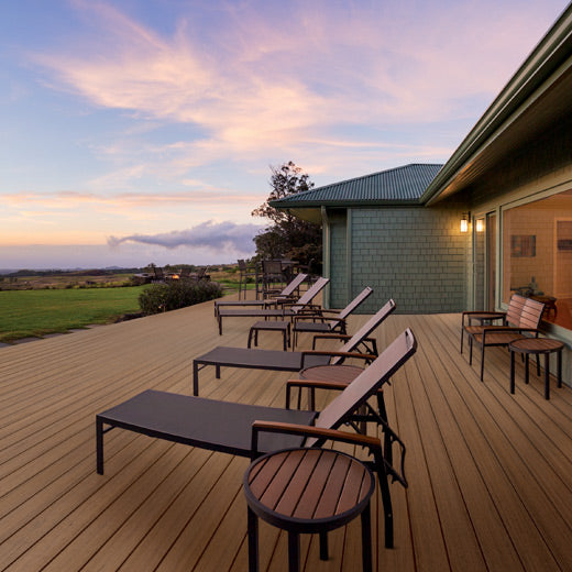 Coconut Husk Deck View Prime TimberTech