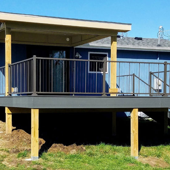 Bronze C80 VertiCable Vertical cable railing up and down wire rail