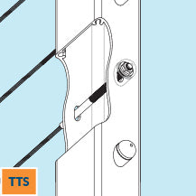 TT Threaded Terminal Post for Stair Rail Feeney DesignRail Kits