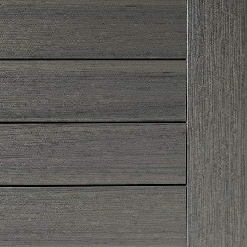 SeaSaltGray grain view and top decking profile swatch prime plus