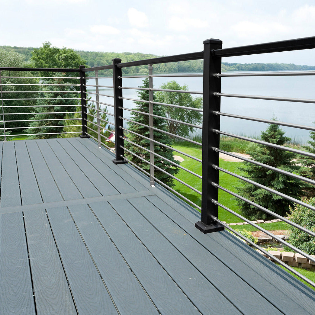 DekPro Horizontal Aluminum Rod Railing