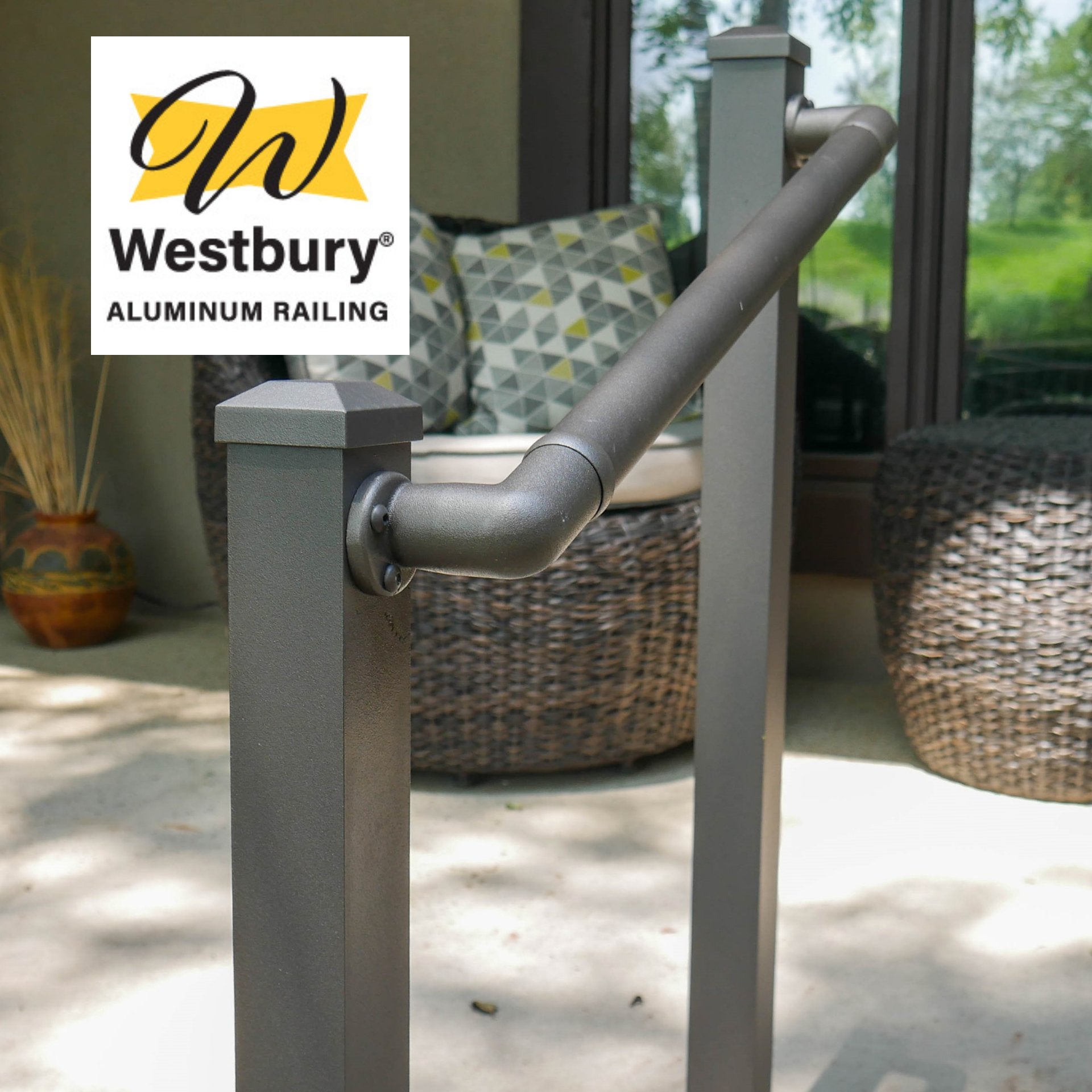 Westbury CHR Continuous Handrail | ADA Round Graspable Grabrail – Deck ...