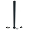 Black Advantage Post Kit for stair rail bottom and middle 44" 2.5" x 2.5"