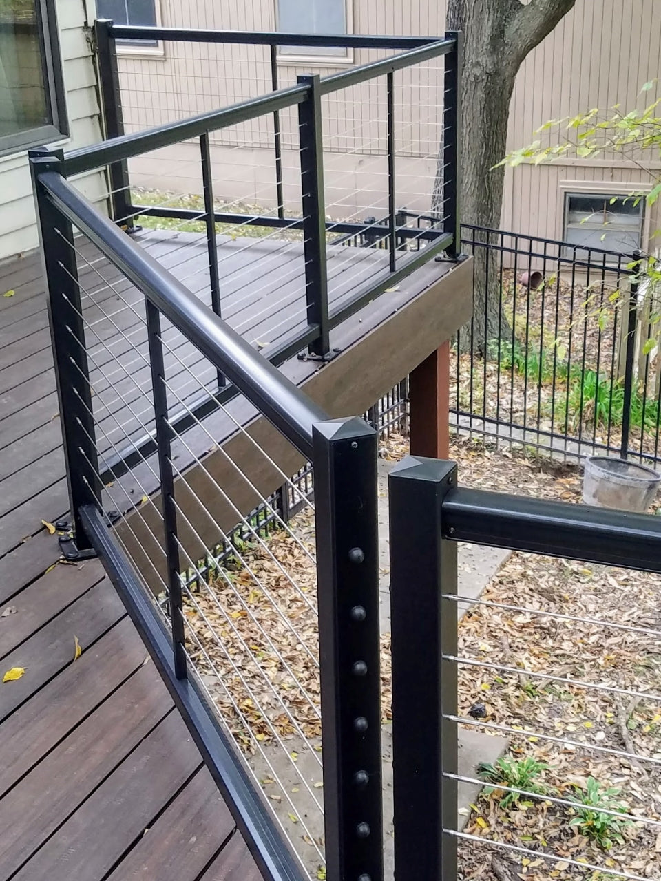 Horizontal Cable Railing is one of the most sought after cable railing types. Feeney has several options in cable including the sleek and good priced cable railing designrail kits