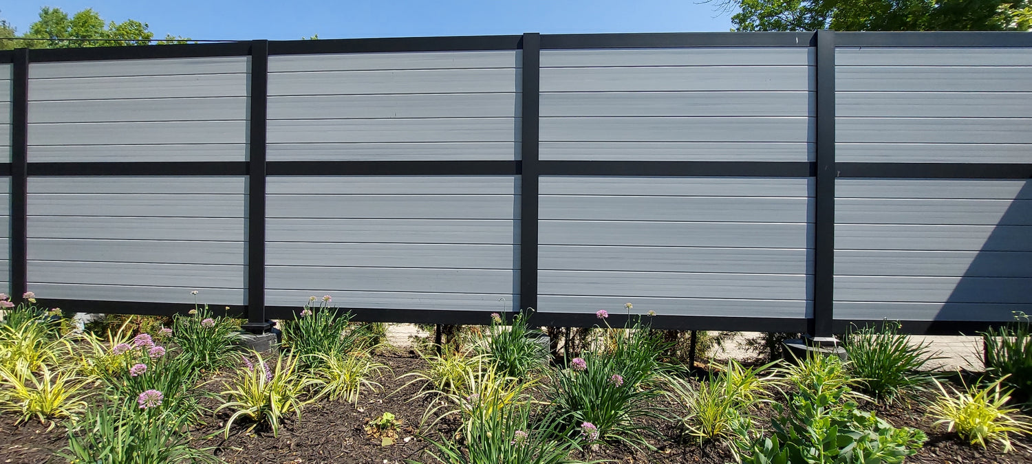 full height full packs of 6 foot fence for privacy also blocks wind and provides shade.