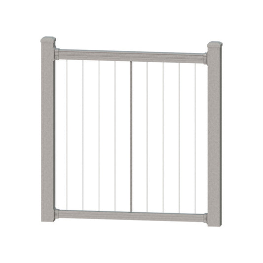 KeyLink American Vertical Cable Rail Gate