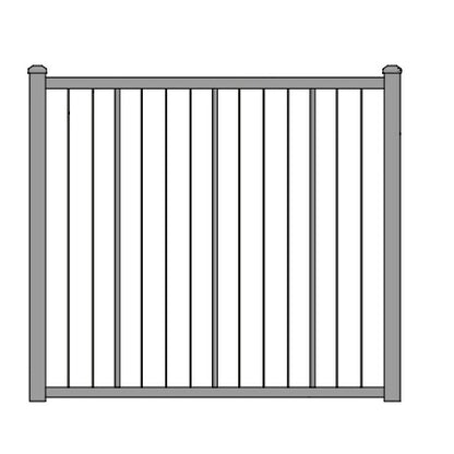 Westbury Gate 36 in. VertiCable C80 - 4 ft. Adjustable (Special Order ...