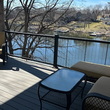 Chesapeake Vertical Black Cable Rail Kit