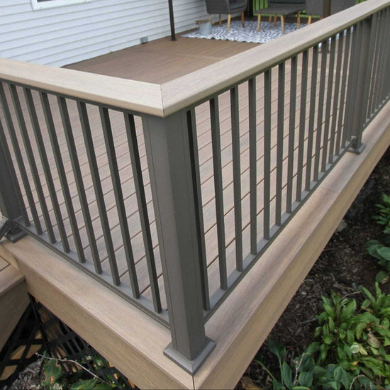 KeyLink Chesapeake Bronze Level Railing post and top cap not included