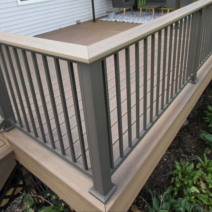 KeyLink Chesapeake Bronze Level Railing post and top cap not included