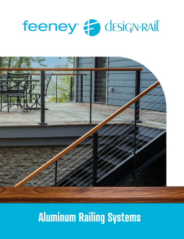 Brochure for Cable Aluminum Railing Feeney Wire in DesignRail Custom Cable and Railing