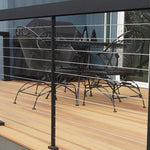 Elevation Level Rail Kit includes top rail, and support brace to regulate the cable