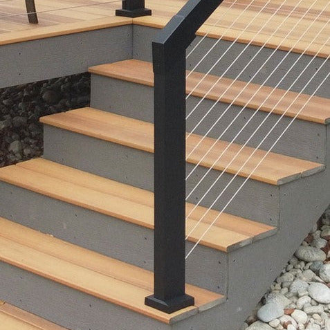 Elevation Stair End Post Kit 38" for the bottom side of stair railings only