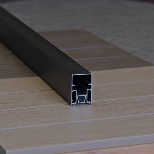 Elevation Top Rail Beam and Cover complete the Elevation Rail For a Beautiful Crossover Cable Railing.