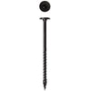 SDWS 5 inch black wood structural 22D Lag Screw for Ledgers, Posts, and Railing. 