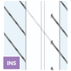 Feeney Modern INS Intermediate Stair Cable Post