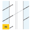 Feeney Modern IN Intermediate Cable Post