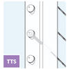 Feeney Modern TTS Threaded Terminal Stair Cable Post