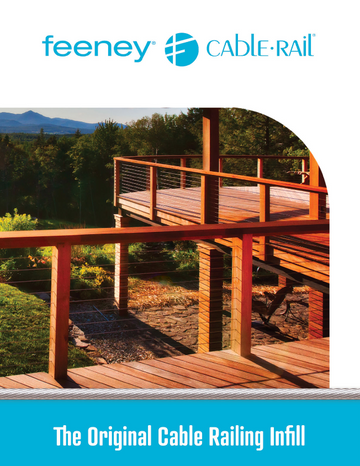 Feeney Infill Options for Cable Wire Rail Infill 