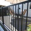KeyLink Outlook Aluminum Deck Railing with thin but strong balusters and rails.