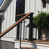 KeyLink Chesapeake horizontal cable railing with a deck board as a top cap for a beautiful and grand railing.